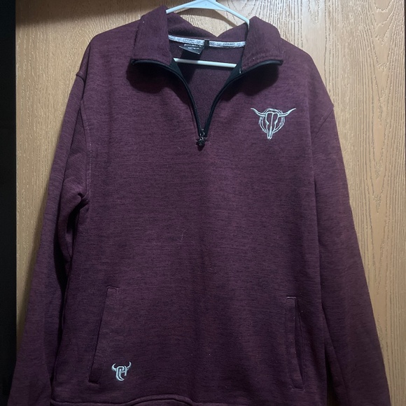 Cowboy Hardware 1/4 zip pullover - Picture 1 of 4